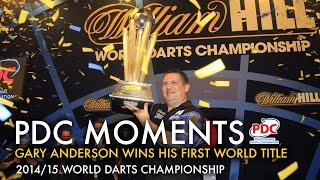 Gary Anderson wins the 2015 World Darts Championship