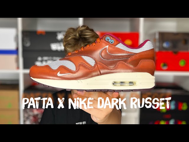 Patta x Nike Air Max 1 'Dark Russet/Metallic Silver' Release Info