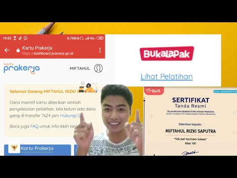 Tutorial mengikuti pelatihan kartu prakerja dengan bukalapak, sampai selesai