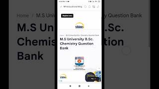 B.Sc. Chemistry 2022 Question Papers screenshot 4