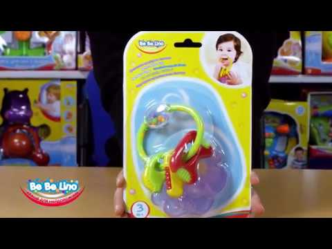 Погремушка-прорезыватель Ключики, BeBeLino Погремушка-прорезыватель Ключики, BeBeLino