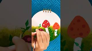 Easy painting technique with sponge stick 😮 #art #painting #diy #arthack #arthack #satisfying