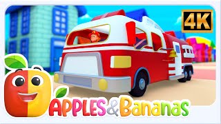 wheels fire truck nursery rhyme songs kids