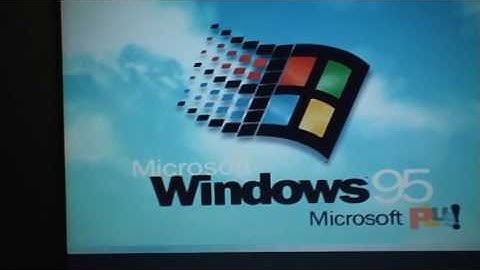 1995 IBM Thinkpad 755CD running Windows 95