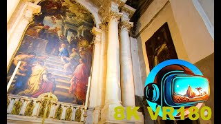 Santa Maria della Salute in Dorsoduro sestiere of the city of Venice Italy Pt1 8K 4K VR180 3D Travel