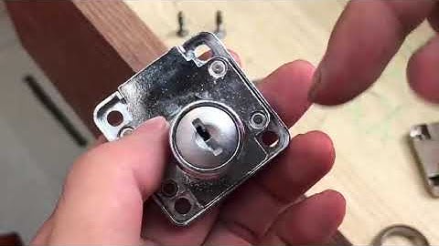 Khóa cửa Anh Dũng: Hướng dẫn cách lắp đặt khóa tủ, thay khóa tủ, thay khóa như thế nào ? khóa tủ