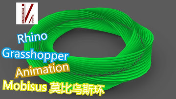 Rhino tutorial, grasshopper tutorial, Mobisus circle,参数化教程，犀牛初学者