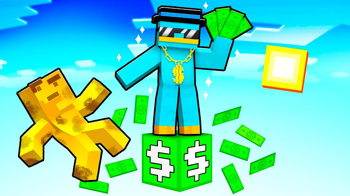 Sobrevivimos En UN SOLO BLOQUE de Dinero en Minecraft!
