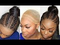 ChrissyBales || How To Stitch Braid On 13 by 6 frontals || Bleaching ,Plucking And Stitching .