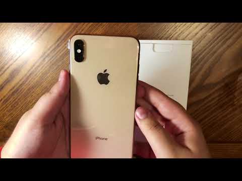 iPhone XS Max - Gold Color - 64GB -  Unboxing - Shot on iPhone X