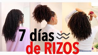 7 DÍAS DE RIZOS - MI RUTINA SEMANAL DE CABELLO RIZADO | Frizzy Desi ft. Not Your Mother's