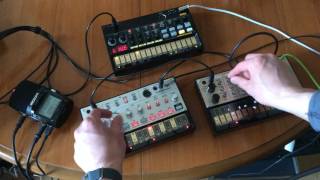 Volca Analogue Trinity Jam 01 Beats, Bass, Keys - Chill Downtempo Ambient