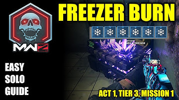 COD MW3 Zombies, Freezer Burn Solo mission guide (Act 1, Tier 3, Mission 1)