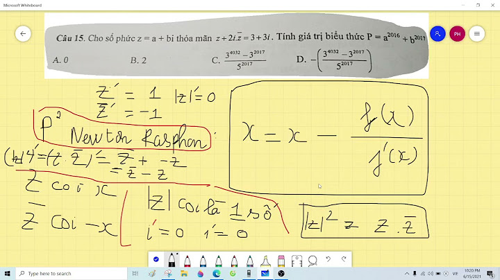 Cách giải bài toán bằng newton rapson số phức năm 2024