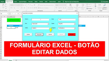 Macro Editar Registros na Planilha com Formulário VBA - Planilha de Competição Esportiva - Aula 06