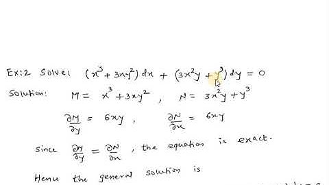 FOD L3 Exact diff eqn by Assistant Professor Dilip Udhani