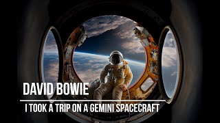 David Bowie - I Took a Trip on a Gemini Spacecraft (lyrics video with AI generated images)