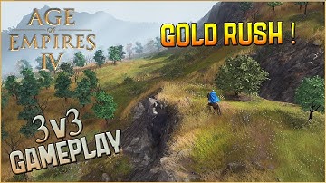 Age of Empires 4 - Roman Gameplay 3v3 - King of the Hill - No commentary