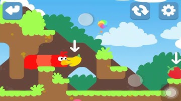 Snakebird Level 0 Walkthrough