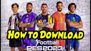 How to download efootball PES 2023 for Free in Pc Full Version screenshot 3