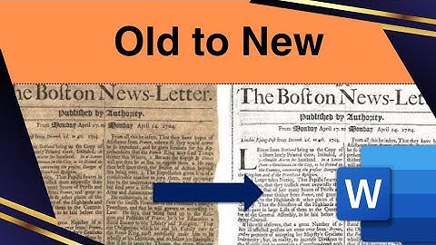 How to repair old document in ms Word|improve faded documents|How to repair damaged document in word