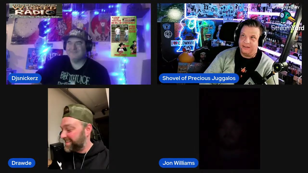 Drawde and Jon Williams interviewed on Underground Wicked Radio