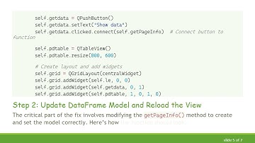How to Update Your PyQt5 TableView with a New Pandas DataFrame