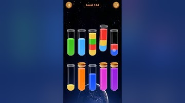 Water Sort Game Level - 114 Without Boosters | Puzzle Games #entertainment #puzzle #games