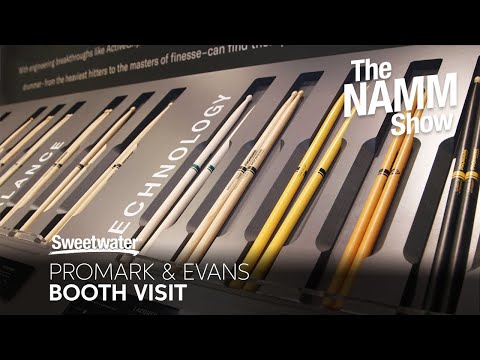Promark & Evans Booth at Winter NAMM 2020
