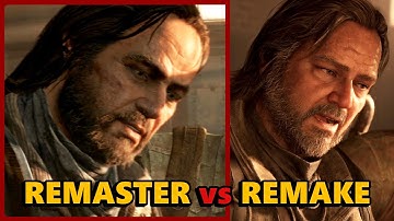 Meeting Bill Cutscene Comparison - The Last Of Us Original Remastered VS Remake (PS4 VS PS5)