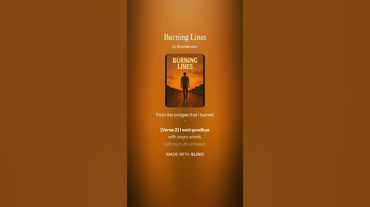 AI Original song - Burning Lines #MusicShorts #Shorts #NewMusic #AIMusic #OriginalSong #FanMade
