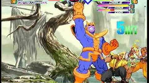 MvC2: Charlie 7 Fierce 2x Moonsault 100% Sequence