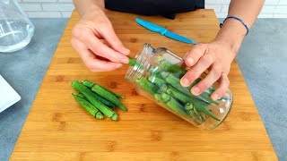 Okra Fermentada en Agua de Mar