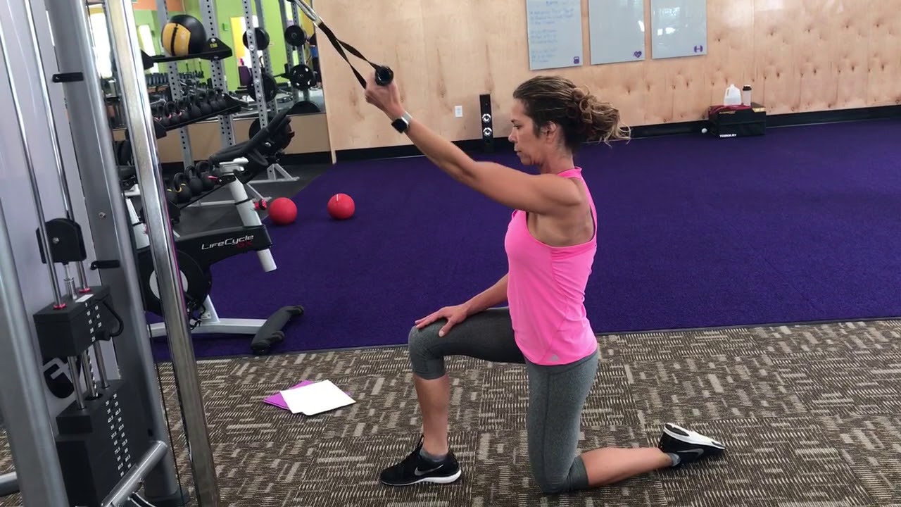 Kneeling SA High Cable Row - YouTube