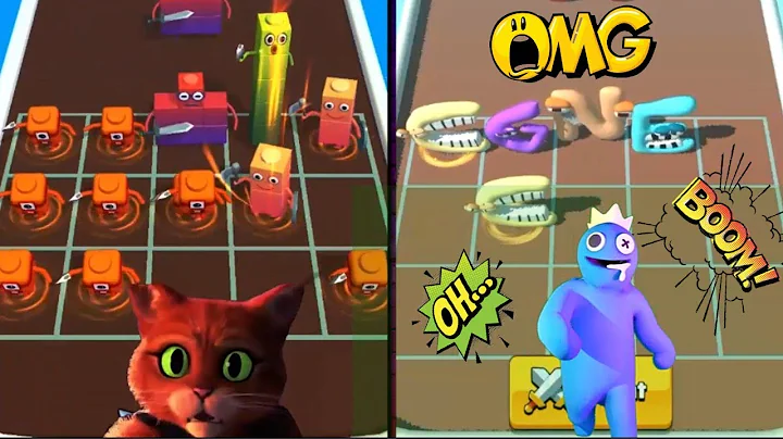 MERGE ALPHABET LORE VS NUMBER CUBE RUN ✅ Merge Battles GamePlay