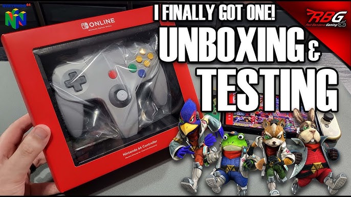 HANDS ON Nintendo 64 Controller for Nintendo Switch UNBOXING 