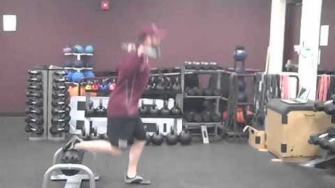 Barbell RFE Split Jump