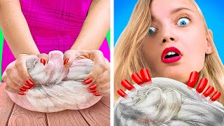 Hilarious Girly Problems WITH LONG NAILS || Relatable Facts, Hacks and Nail Design Ideas!