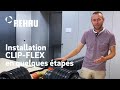 Mise en oeuvre du clipflex avec fabien de chez rehau