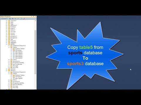 Code copy table from one database to another database in sql server