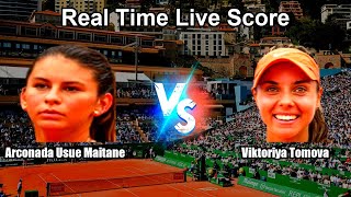 Arconada Usue Maitane vs Viktoriya Tomova Live Score - WTA Charleston, USA Women Singles