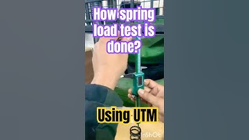 How springs are load tested| load test  #testing #spring #machine #inspection