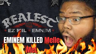 EMINEM JUST CAUGHT A BODY! | Realest - Ez Mil ft. Eminem - REACTION