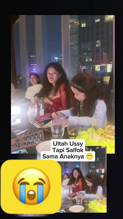 anak ussy andika pake baju sexy #andikapratama #ussy ##bajumerah