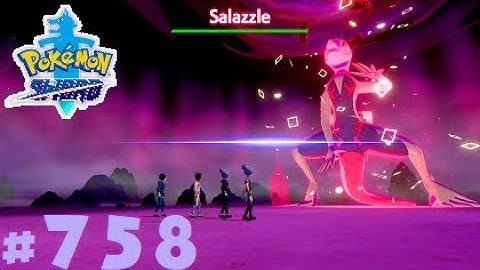 Pokemon Sword Shiny Dynamax Salazzle Raid & Catch