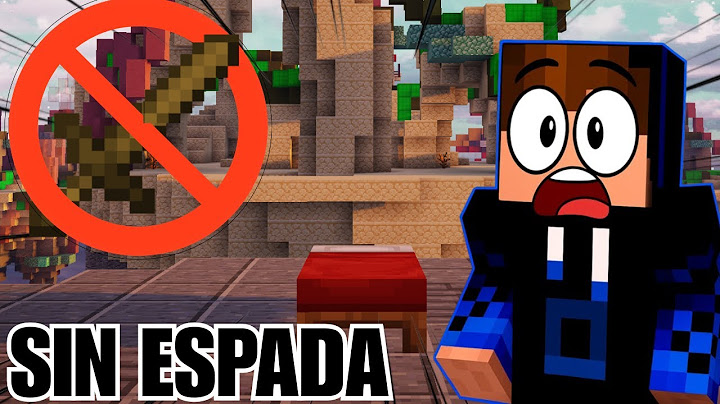 Bedwars pero NO PUEDO usar la ESPADA