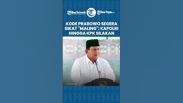 Prabowo Tegas Persilakan KPK hingga Kejagung Tangkap Koruptor: yang Kau Curi Kembalikan untuk Rakyat