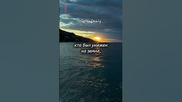 🌿🌺Сура "Аль-Касас": аят 5/سورة القصص: الآية 5🌺🌿
