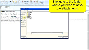Old Tutorial - How to Save Multiple Attachments in an e-mail Message in Outlook 2007