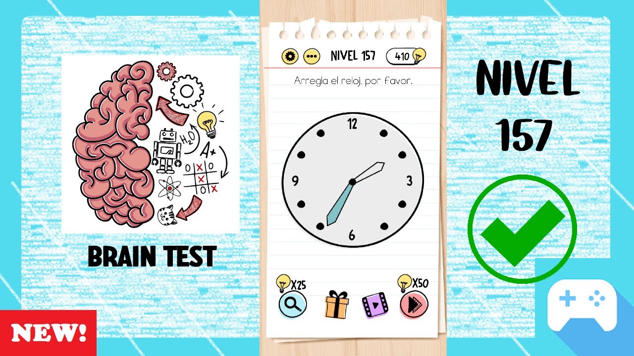 como passar do nível 157 do brain test